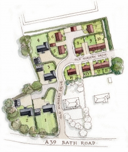 Ashcott Site plan